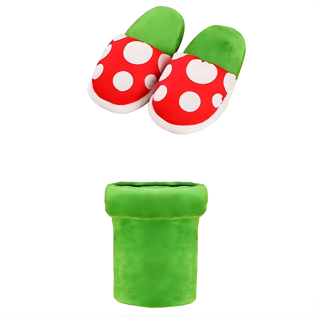 Pantuflas Térmicas Gamer Estilo Piraña